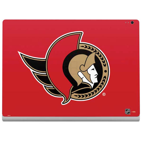 NHL Ottawa Senators Solid Background Surface Book 2 13.5in Skin